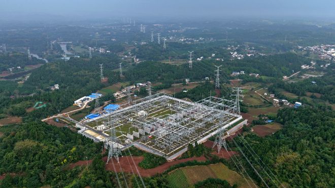 簡陽首座500千伏輸變電站正式投運(圖9)